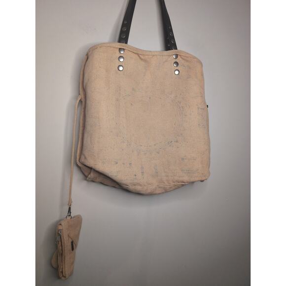 Free people rustic compass jute studded handle bag - Picture 12 of 14